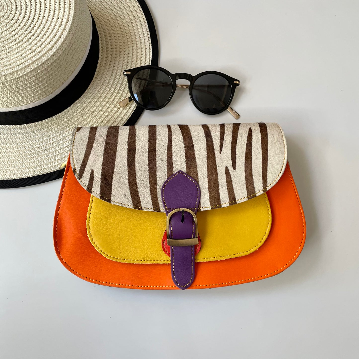 OUTLET Nephele Josephine Bag Unique Handmade Recycled Sustainable Leather