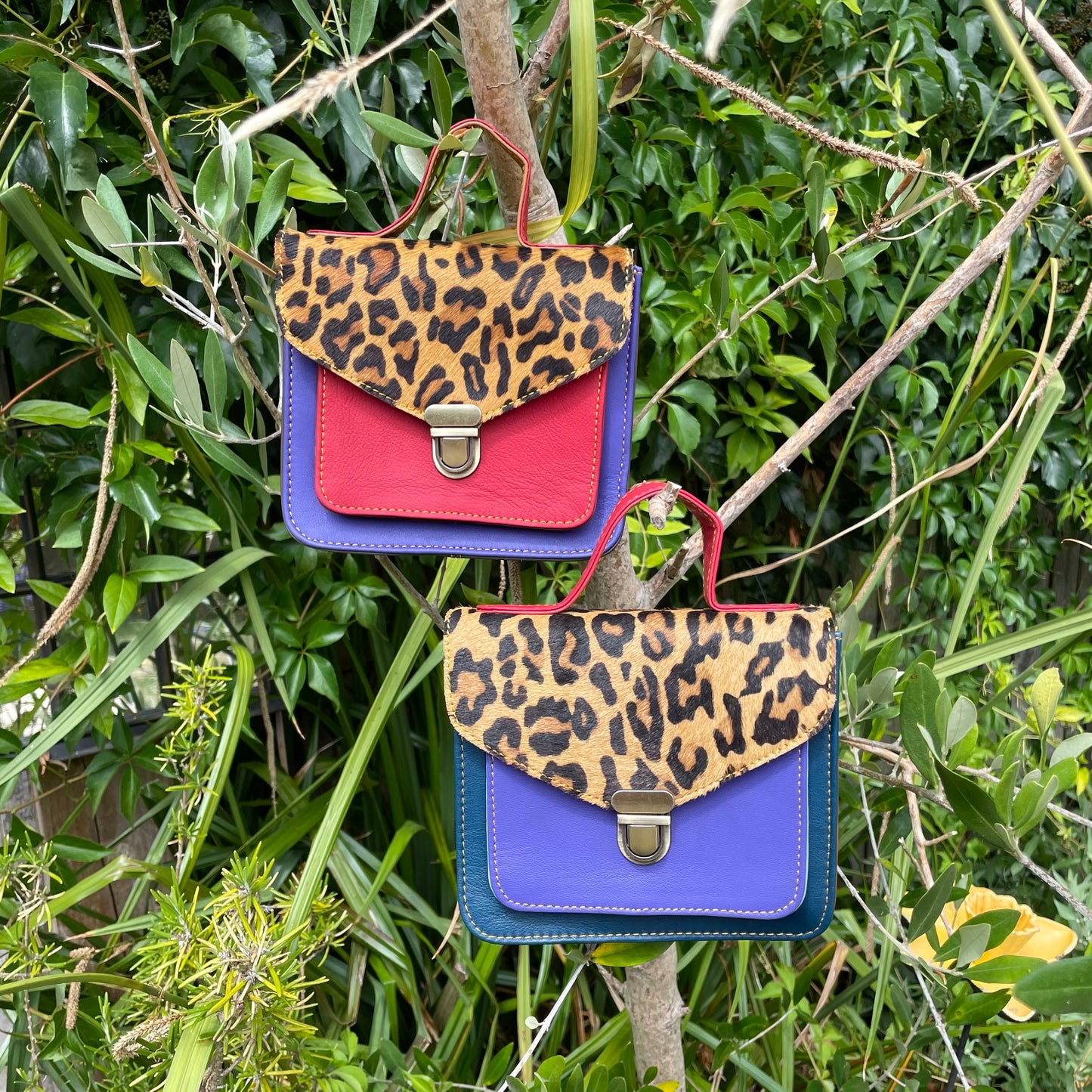 Nephele Mini Vivian Bags Unique Handmade Recycled Sustainable Upcycled Leather