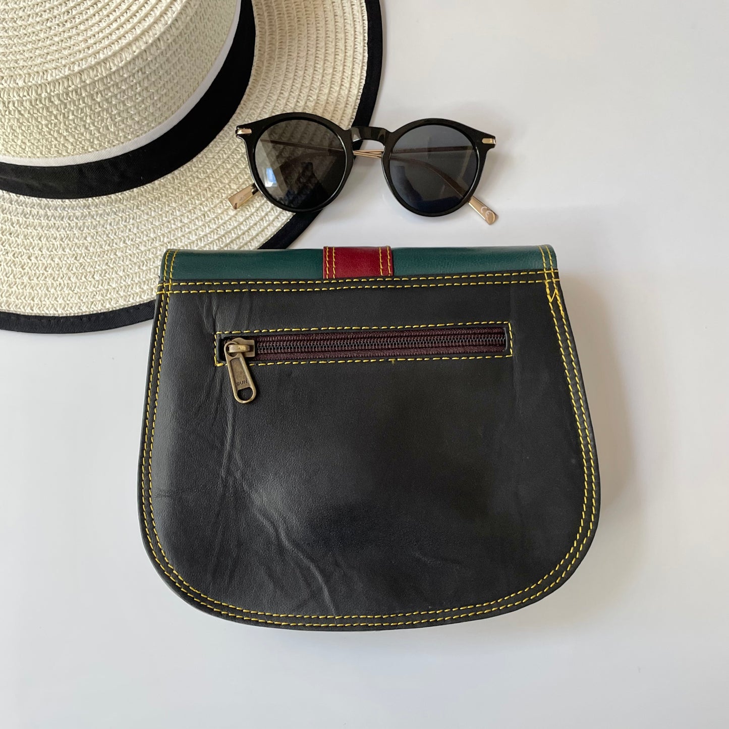 OUTLET Nephele Cecile Bag Unique Handmade Recycled Sustainable Leather