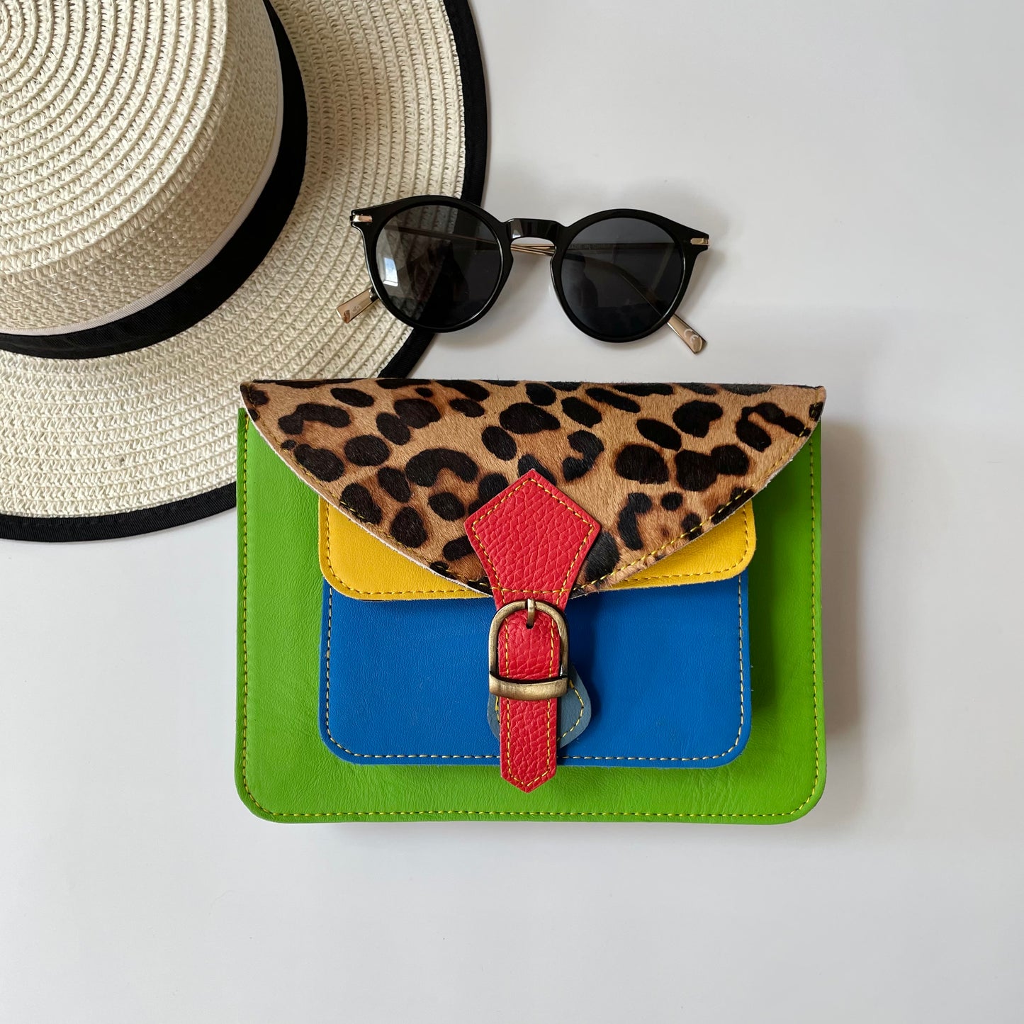 OUTLET Nephele Dixie Bag Unique Handmade Recycled Sustainable Leather