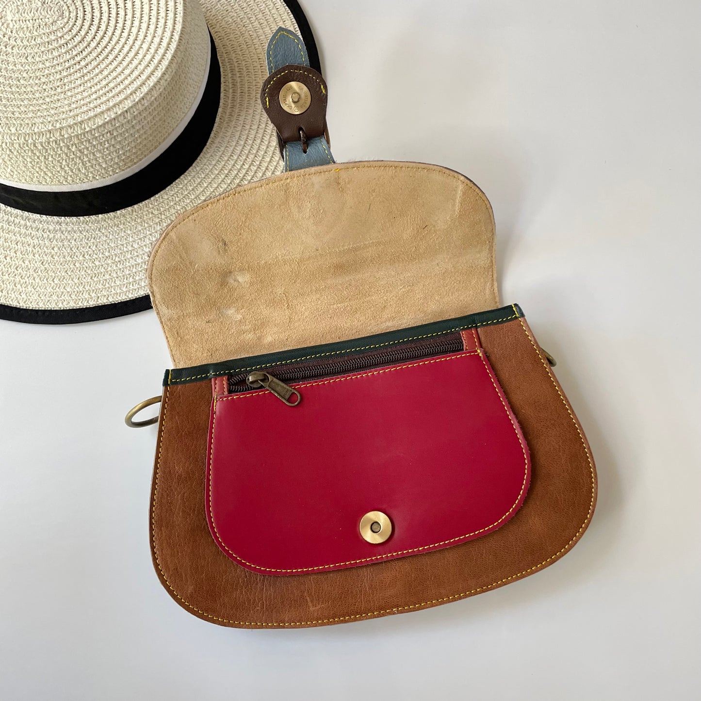 OUTLET Nephele Josephine Bag Unique Handmade Recycled Sustainable Leather