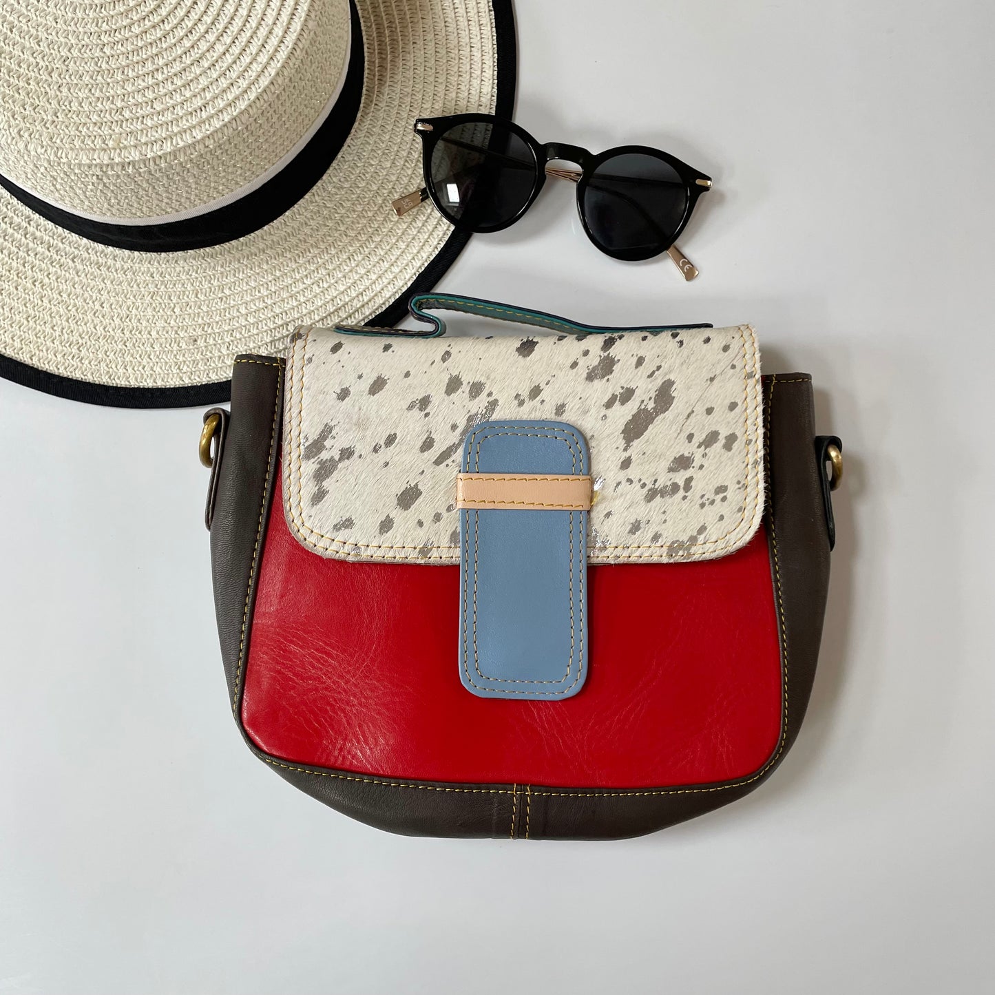 OUTLET Nephele Betty Bag Unique Handmade Recycled Sustainable Leather