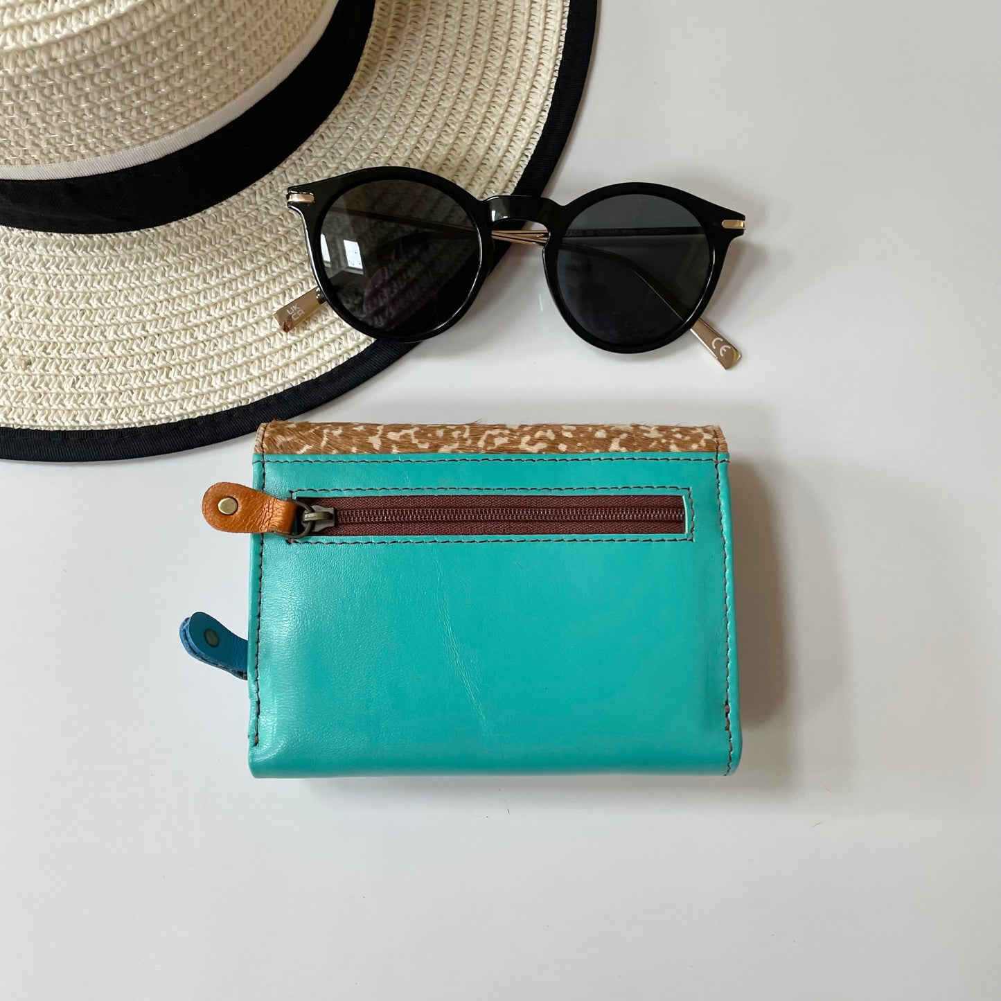 OUTLET Nephele Erin Purse Unique Handmade Recycled Sustainable Leather