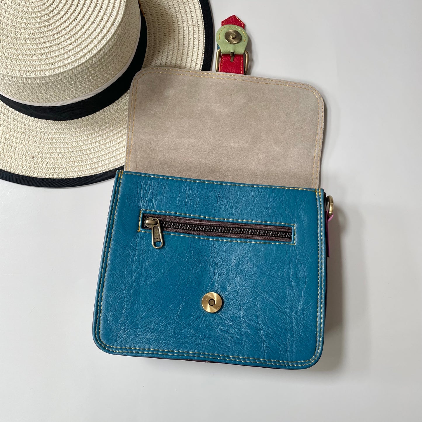 OUTLET Nephele Myrtle Bag Unique Handmade Recycled Sustainable Leather
