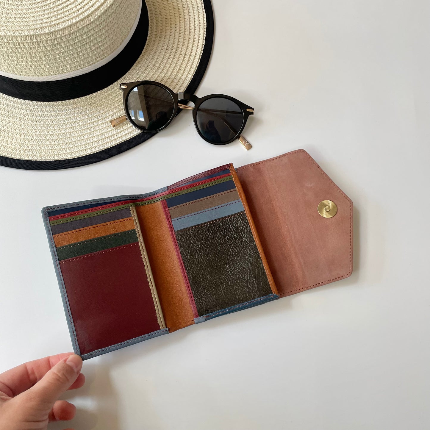 OUTLET Nephele Erin Purse Unique Handmade Recycled Sustainable Leather