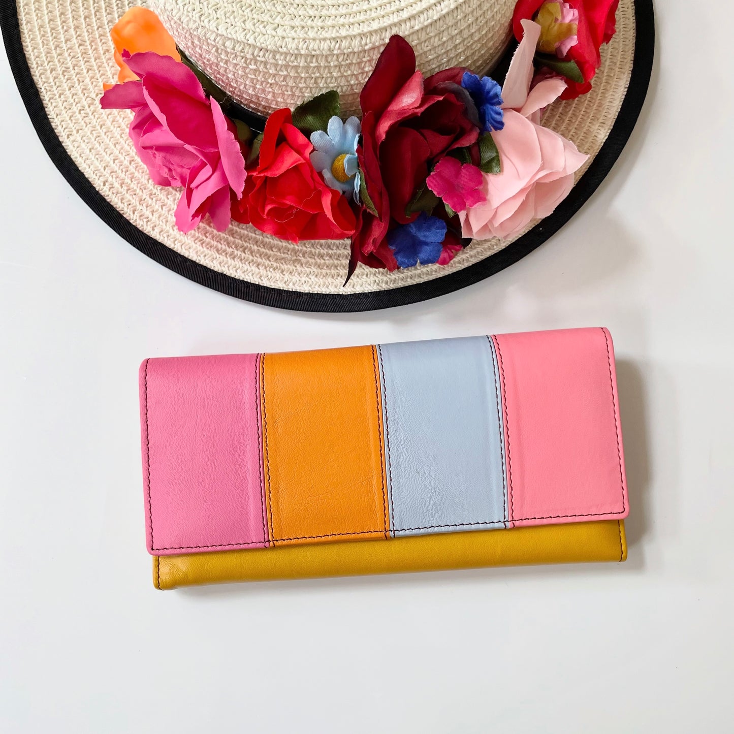 Nephele Lisa Purses Unique Handmade Recycled Sustainable Upcycled Leather Rainbow