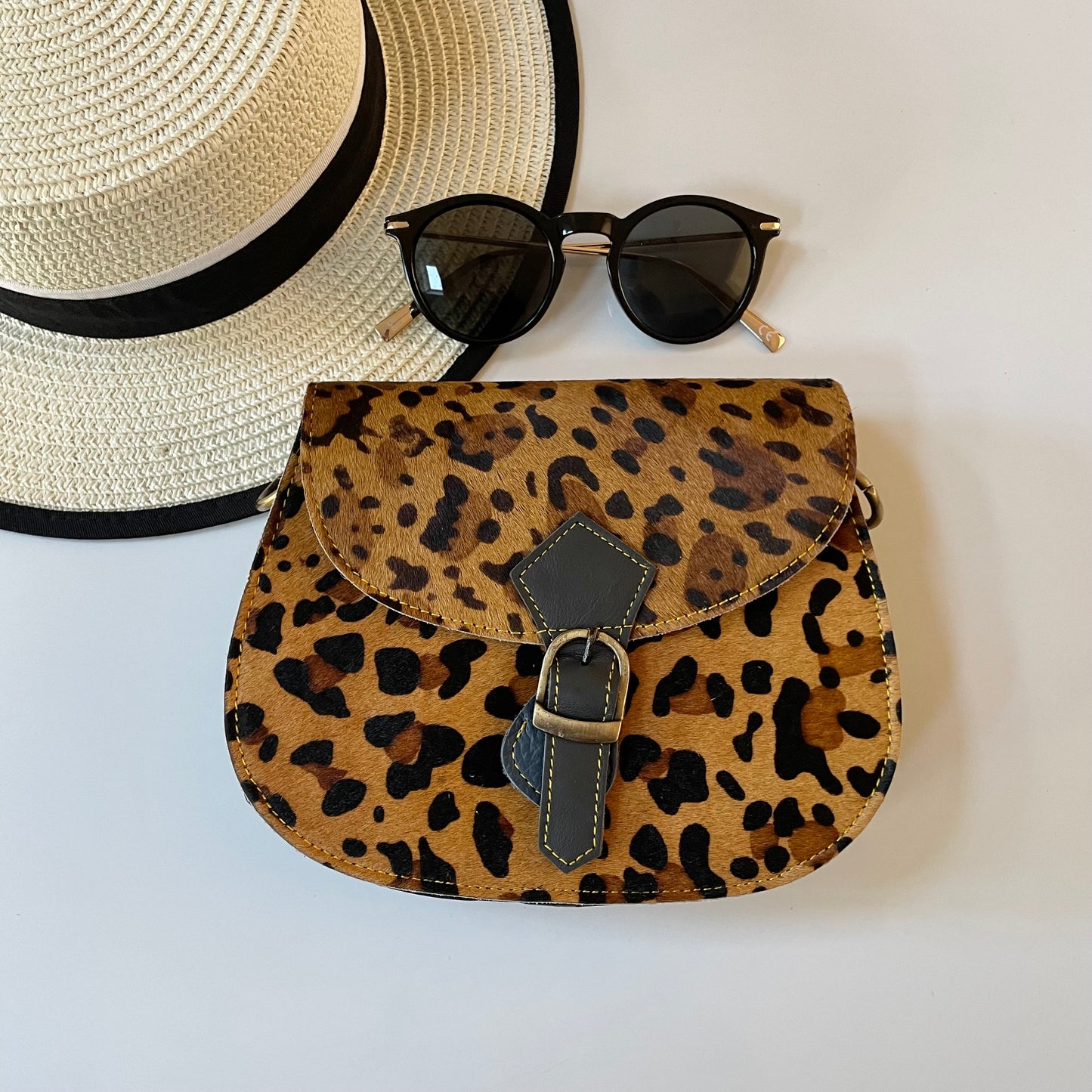 Nephele Tallulah Full Print Bags Unique Handmade Recycled Sustainable Upcycled Leather