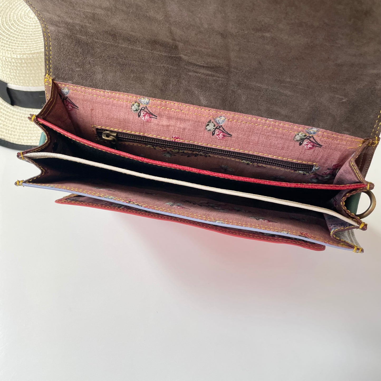 OUTLET Nephele Vanessa Bag Unique Handmade Recycled Sustainable Leather
