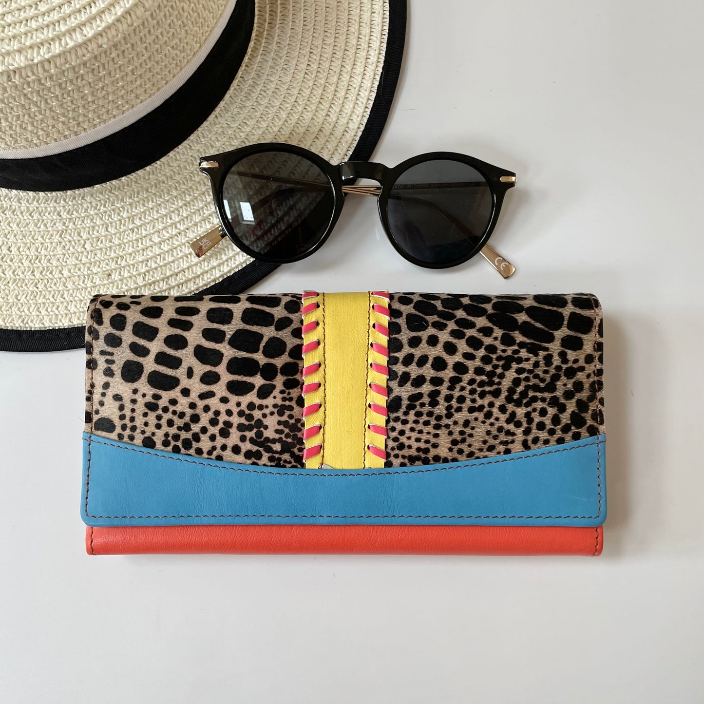 OUTLET Nephele Drew Purse Unique Handmade Recycled Sustainable Leather