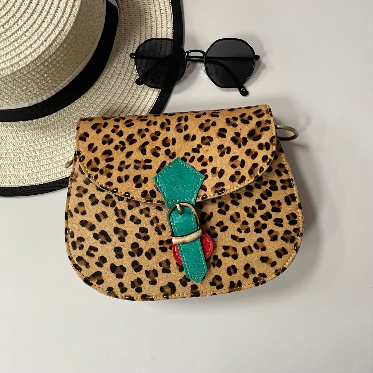 Nephele Tallulah Full Print Bags Unique Handmade Recycled Sustainable Upcycled Leather