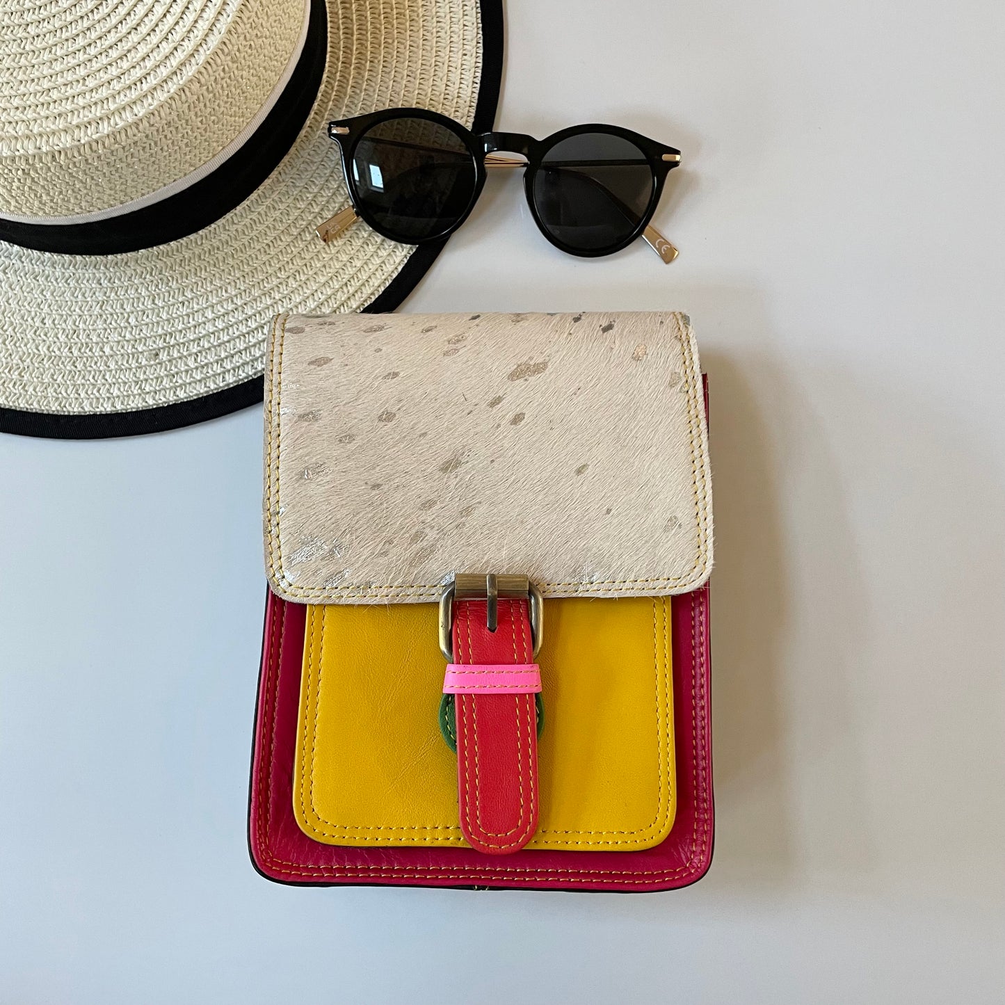 OUTLET Nephele Gertrude Bag Unique Handmade Recycled Sustainable Leather