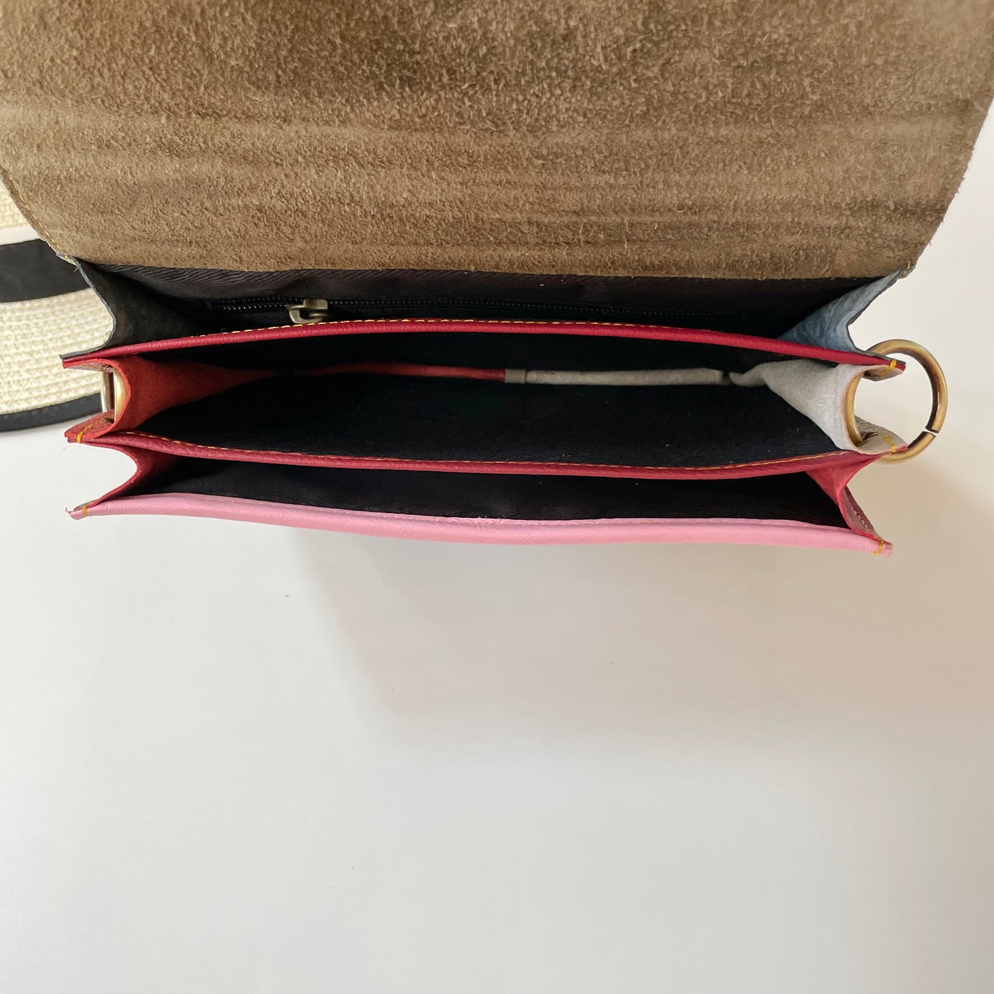 OUTLET Nephele Eadie Full Print Bag Unique Handmade Recycled Sustainable Leather