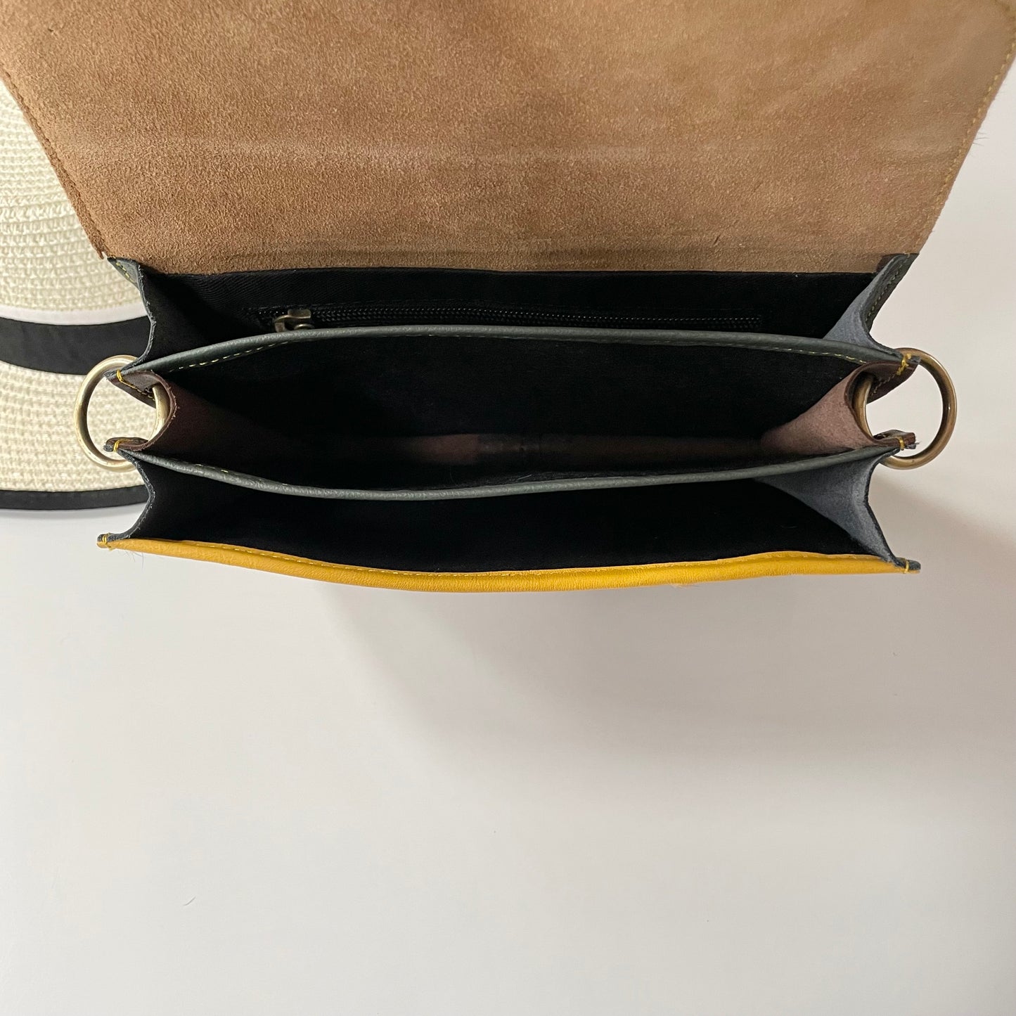 OUTLET Nephele Eadie Full Print Bag Unique Handmade Recycled Sustainable Leather