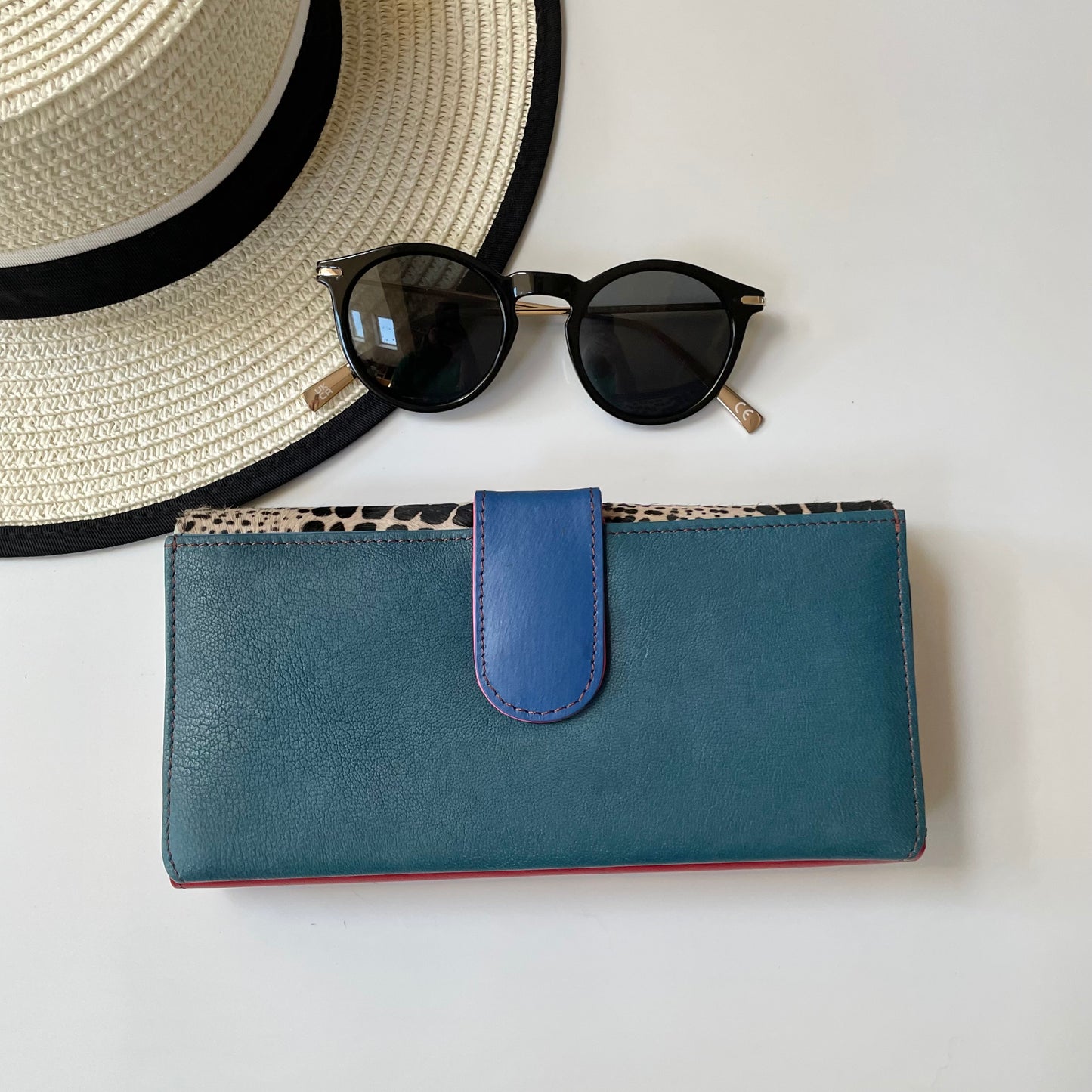 OUTLET Nephele Drew Purse Unique Handmade Recycled Sustainable Leather