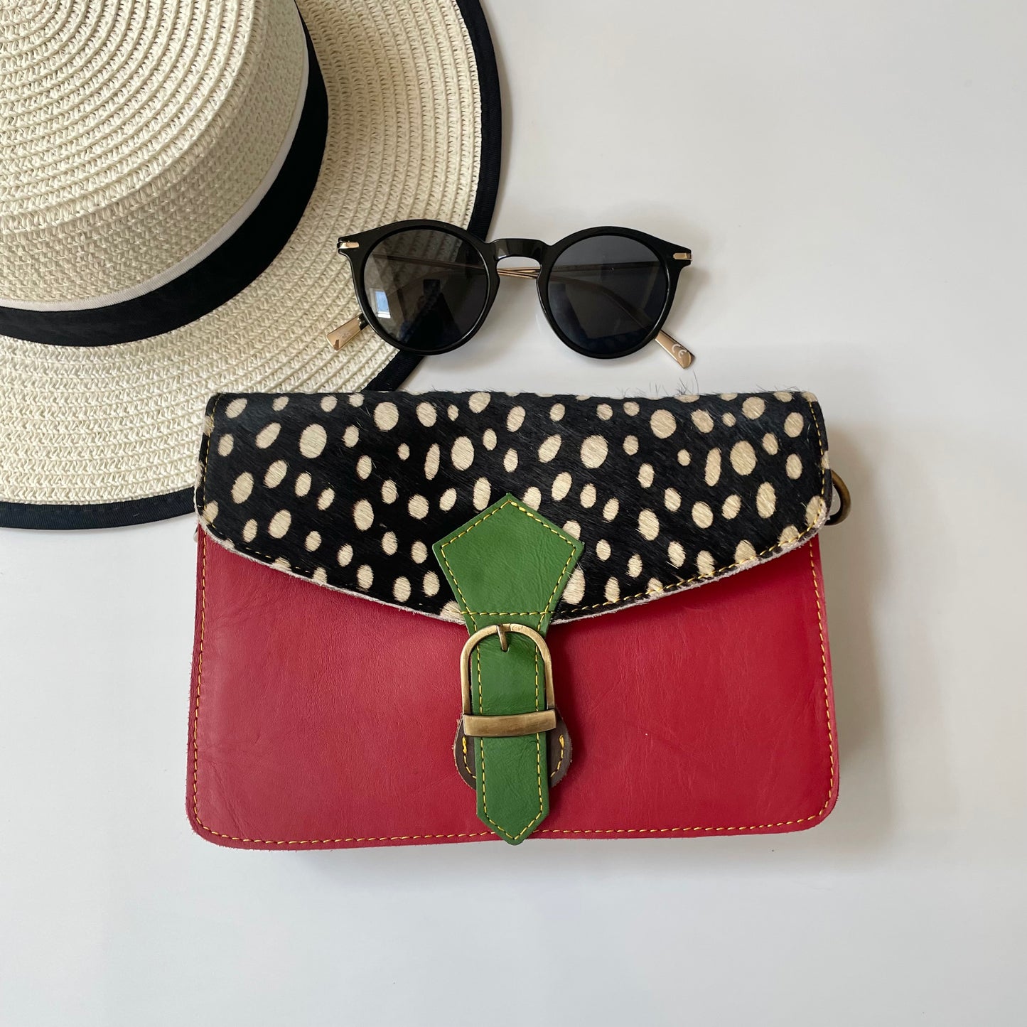 OUTLET Nephele Nancy Bag Unique Handmade Recycled Sustainable Leather
