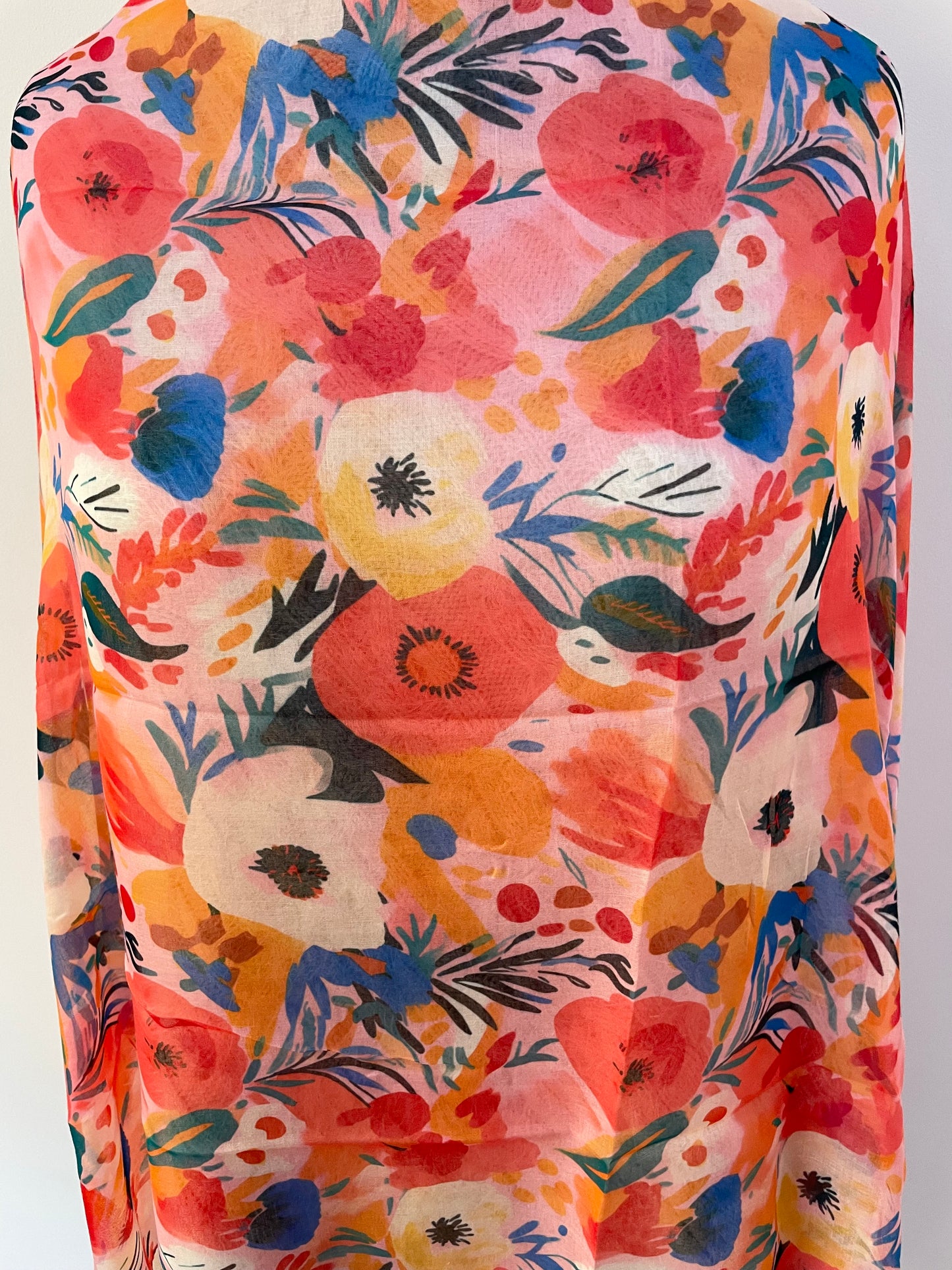 Spring Floral Scarf