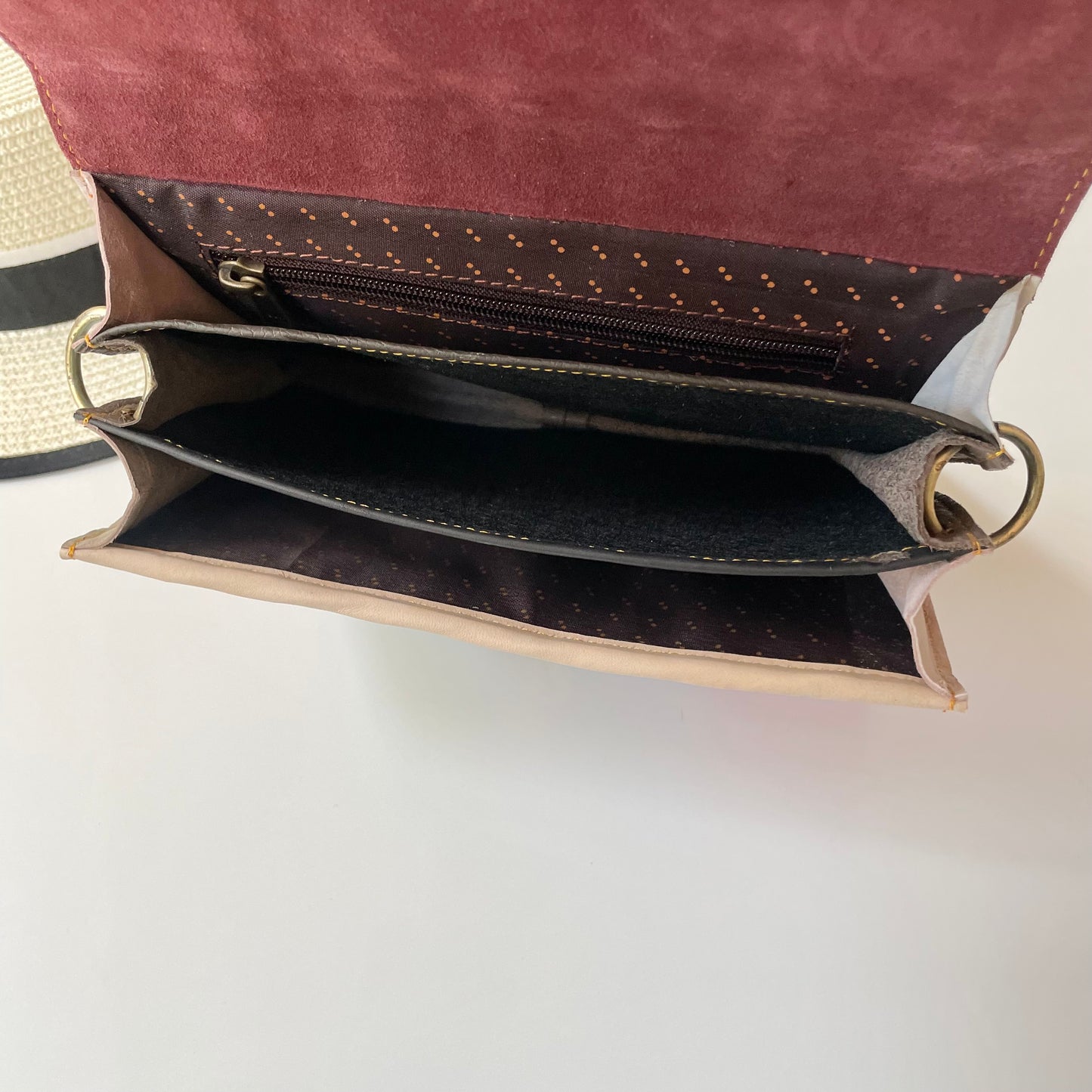 OUTLET Nephele Lucy Bag Unique Handmade Recycled Sustainable Leather Rainbow